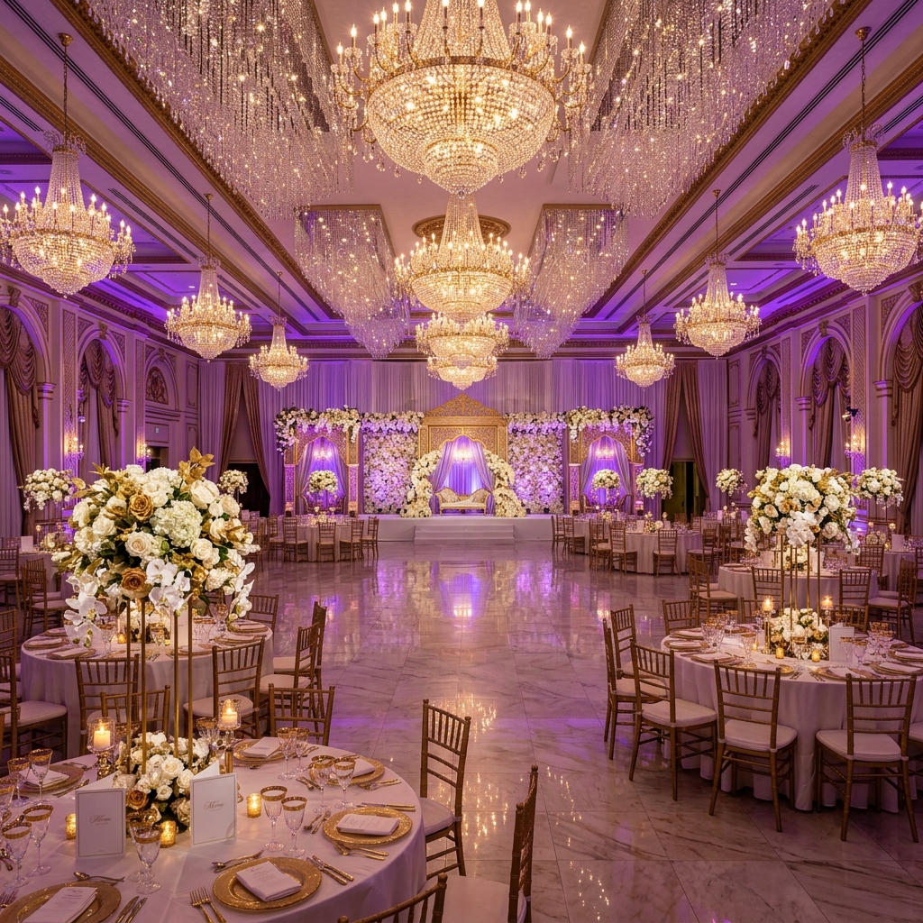 Glazed Events luxury reception decoration