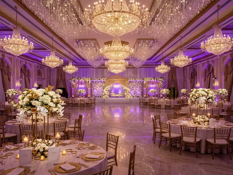 Glazed Events luxury wedding and event reception decoration
