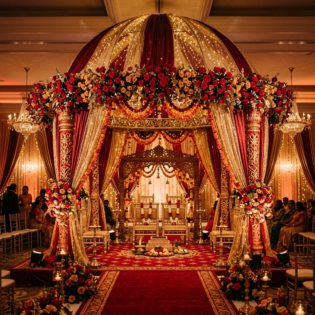 Event planner Lawrence MA — luxury wedding decoration by Glazed Events